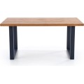 Jídelní rozkládací stůl Press 160/250 cm dub artisan/černý