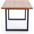 Jídelní rozkládací stůl Press 160/250 cm dub artisan/černý