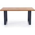 Jídelní rozkládací stůl Press 160/250 cm dub artisan/černý