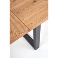 Jídelní rozkládací stůl Press 160/250 cm dub artisan/černý