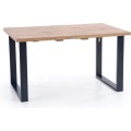 Jídelní rozkládací stůl Mevon 2 160/210 cm dub wotan/černý