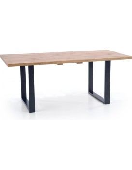 Jídelní rozkládací stůl Mevon 2 160/210 cm dub wotan/černý