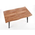Jídelní rozkládací stůl Dixie 150/210 cm dub přírodní/černý