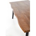 Jídelní rozkládací stůl Dixie 150/210 cm dub přírodní/černý