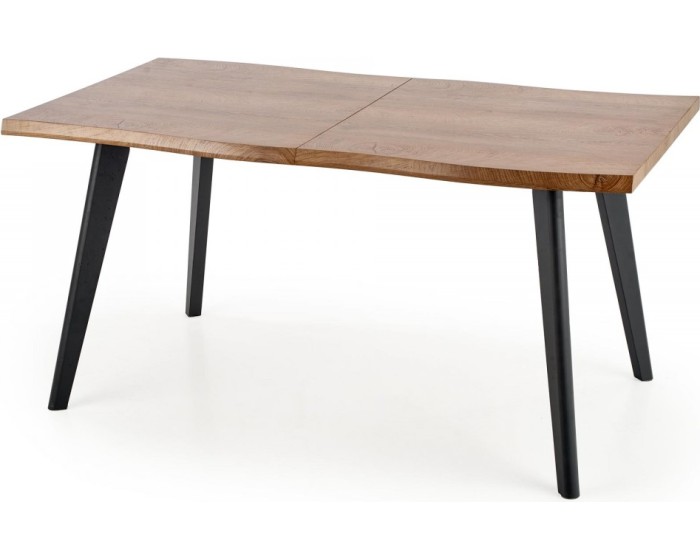 Jídelní rozkládací stůl Dixie 150/210 cm dub přírodní/černý