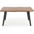 Jídelní rozkládací stůl Dixie 150/210 cm dub přírodní/černý
