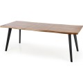 Jídelní rozkládací stůl Dixie 150/210 cm dub přírodní/černý