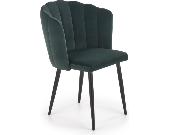 Designová židle Zelo tmavě zelená