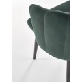 Designová židle Zelo tmavě zelená