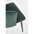 Designová židle Zelo tmavě zelená
