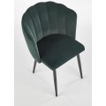 Designová židle Zelo tmavě zelená