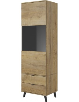 Vitrína NEST 60 cm dub lefkas