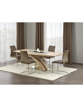 Rozkládací jídelní stůl Sandoria 160/220 cm dub sonoma