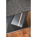 Rozkládací stůl Vade 160/220 cm tmavě šedý