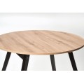Jídelní rozkládací stůl Ruden 102/142 cm dub artisan/černý