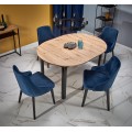 Jídelní rozkládací stůl Rigo 102/142 cm dub artisan/černý