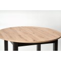 Jídelní rozkládací stůl Rigo 102/142 cm dub artisan/černý