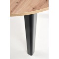 Jídelní rozkládací stůl Rigo 102/142 cm dub artisan/černý