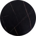 Konferenční stolek ANTICA 80 cm mramor černý