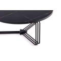 Konferenční stolek ANTICA 80 cm mramor černý