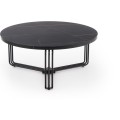Konferenční stolek ANTICA 80 cm mramor černý
