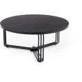 Konferenční stolek ANTICA 80 cm mramor černý