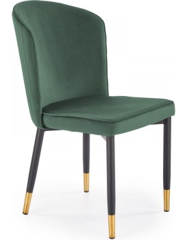 Designová židle Tiera tmavě zelená