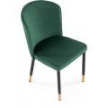 Designová židle Tiera tmavě zelená