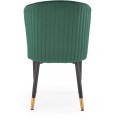 Designová židle Tiera tmavě zelená