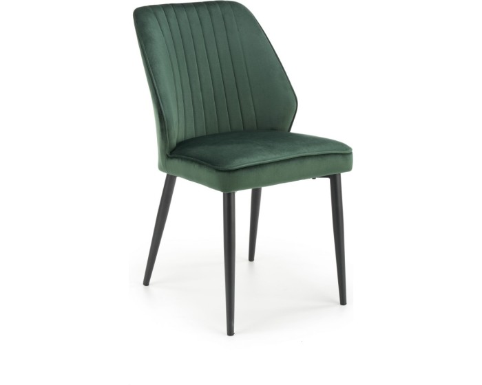 Designová židle Rickie tmavě zelená