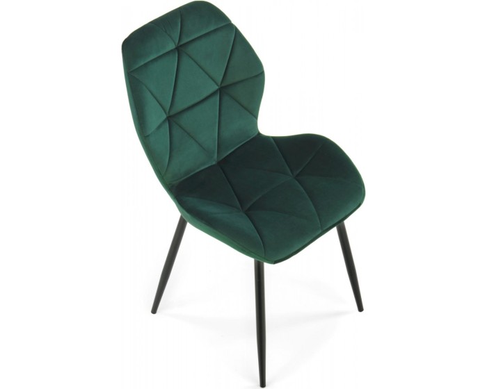 Designová židle Noel tmavě zelená