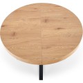 Jídelní rozkládací stůl Mercy 120/160 cm dub craft zlatý