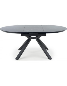 Jídelní rozkládací stůl Vertigo 130/180 cm černý