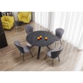 Jídelní rozkládací stůl Vertigo 130/180 cm černý