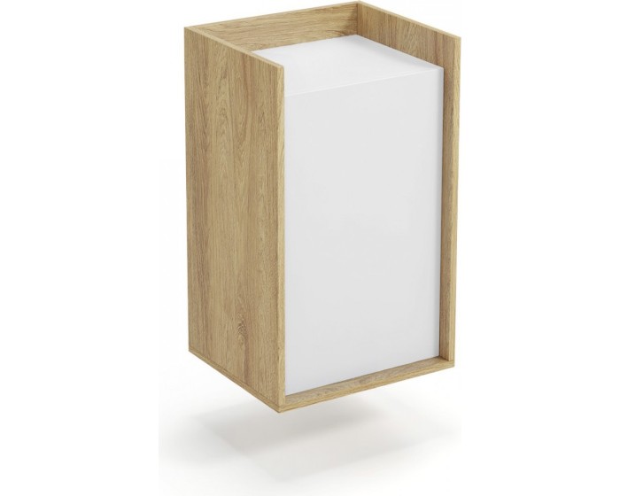 Skříňka MOBIUS 1D přírodní ořech/alpská bílá