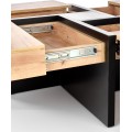 Odkládací stolek Sevilla 100 cm dub craft/černý