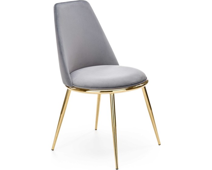 Designová židle GLAMOUR K460 šedá