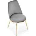 Designová židle GLAMOUR K460 šedá