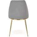Designová židle GLAMOUR K460 šedá