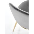 Designová židle GLAMOUR K460 šedá