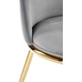 Designová židle GLAMOUR K460 šedá