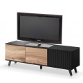 TV stolek Rakom 150 cm dub votan/černý