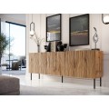 Komoda Jungle 190 cm dub wotan/černá