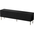 TV stolek Jungle 190 cm černý/zlatý