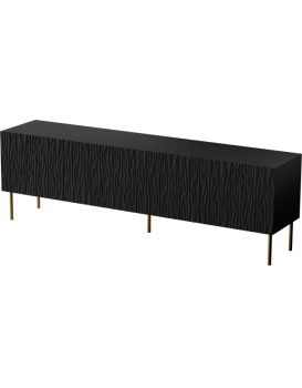TV stolek Jungle 190 cm černý/zlatý