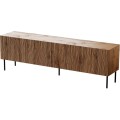 TV stolek Jungle 190 cm dub wotan/černý