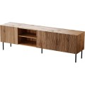 TV stolek Jungle 190 cm dub wotan/černý