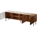TV stolek Jungle 190 cm dub wotan/černý