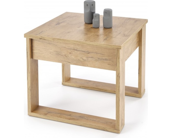 Odkládací stolek NEA SQUARE 60 cm dub wotan