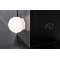 Toaletní stolek HOLLYWOOD s LED osvětlením 94 cm černý
